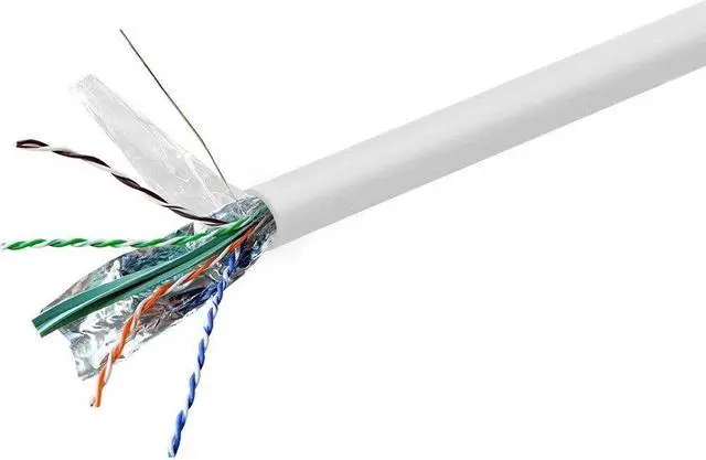 Alt view image 4 of 8 - Monoprice Cat6A Ethernet Bulk Cable - 1000 Feet - White | Network Internet Cord - Solid, 550Mhz, FTP, CMR, Pure Bare Copper Wire, 10G, 23AWG, No Logo