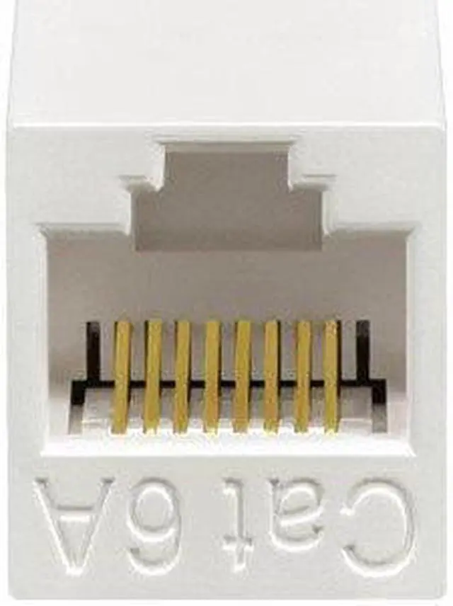 Alt view image 4 of 8 - Monoprice Cat6A UTP In-Line Coupler RJ45-RJ45