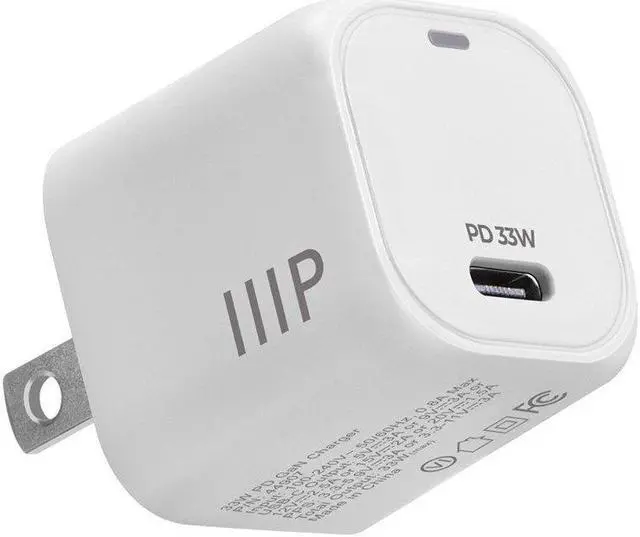 Main image of Monoprice 33W USB-C Mini Cubic GaN Charger White