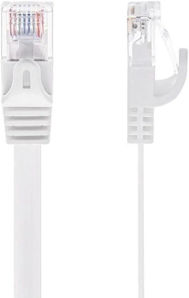 Alt view image 5 of 9 - Monoprice Cat6 Ethernet Patch Cable - 25 Feet - White | Snagless RJ45, Flat, 550MHz, UTP, Pure Bare Copper Wire, 30AWG, For Network Internet Modem Router Xbox PS3 Cord - Flexboot Series
