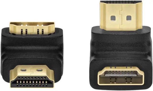 Alt view image 10 of 13 - Monoprice HDMI Port Saver (Male to Female) | 90-Degree