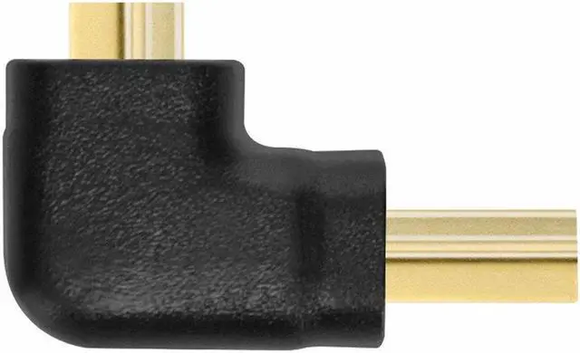 Alt view image 11 of 13 - Monoprice HDMI Port Saver (Male to Female) | 90-Degree