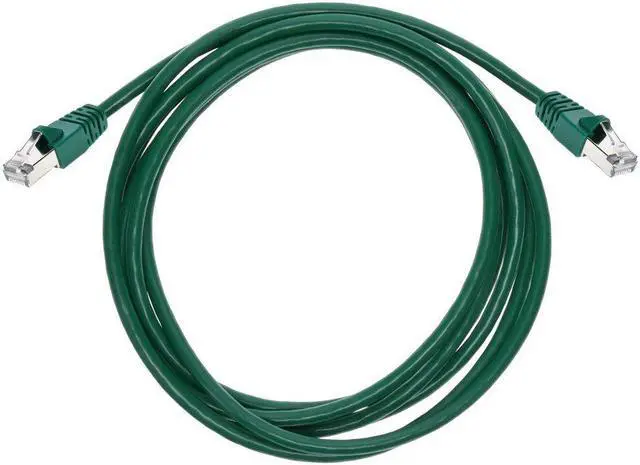 Alt view image 5 of 7 - Monoprice Cat6A Ethernet Patch Cable - 10 Feet - Green | Network Internet Cord - RJ45, 550Mhz, STP, Pure Bare Copper Wire, 10G, 26AWG
