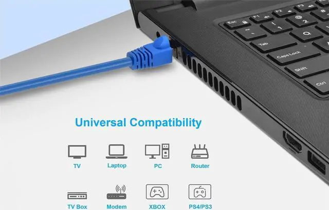 Alt view image 14 of 19 - Monoprice Cat6A Ethernet Patch Cable - 50 Feet - Blue | Snagless RJ45, Stranded, 550Mhz, STP, Pure Bare Copper Wire, 10G,26AWG