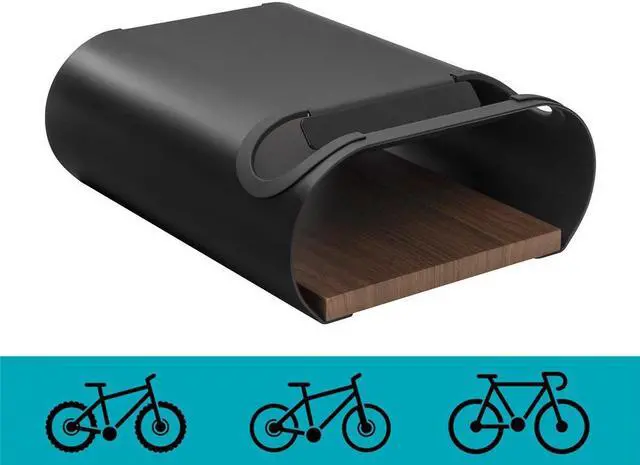 Alt view image 5 of 6 - Monoprice On-Wall Bike Mount and Display Rack with Shelf, Supports Bikes Up to 55 lbs, Compact Sturdy Design, Bike Storage, Bicycle Hanger, Bike Hook