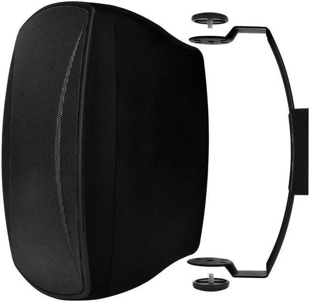Alt view image 3 of 6 - Monoprice WS-7B-62-B 6.5in. Weatherproof 2-Way 70V Indoor/Outdoor Speaker, Black (Each)