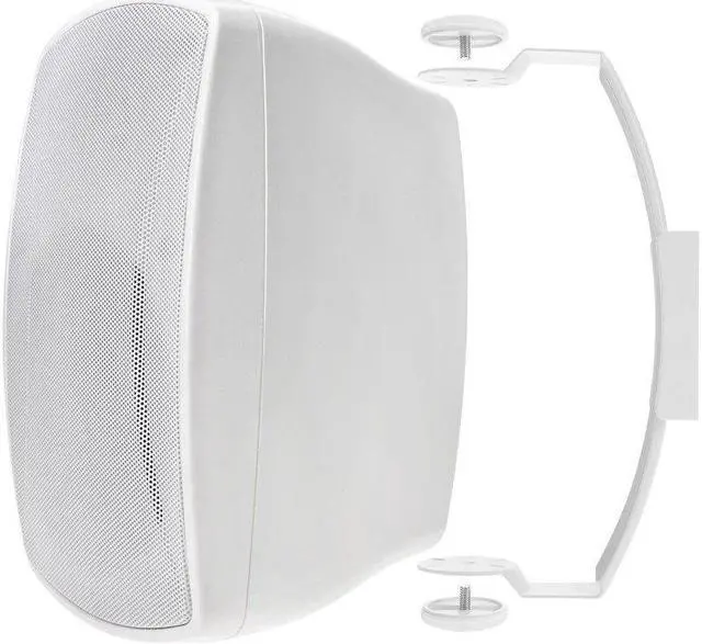 Alt view image 3 of 6 - Monoprice WS-7B-52-W 5.25in. Weatherproof 2-Way 70V Indoor/Outdoor Speaker, White (Each) For Use In Whole Home Audio Systems, Restaurants, Bars, Retail stores, Patio, Poolside, Garage