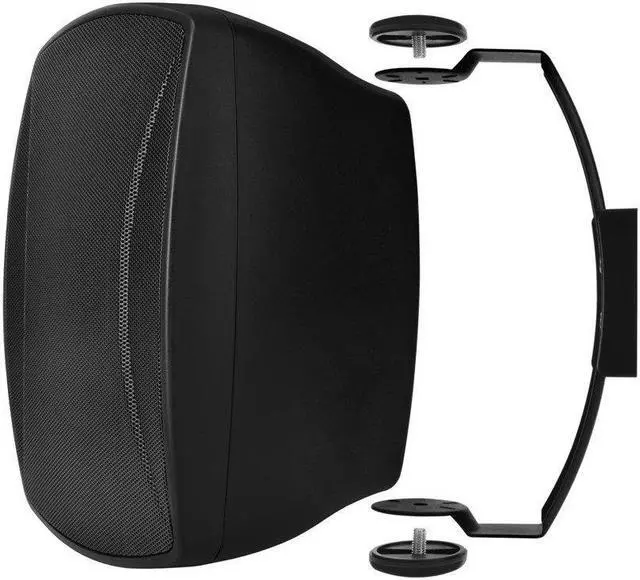 Alt view image 3 of 6 - Monoprice WS-7B-42-B 4in. Weatherproof 2-Way 70V Indoor/Outdoor Speaker, Black (Each) For Use In Whole Home Audio Systems, Restaurants, Bars, Retail stores, Patio, Poolside, Garage