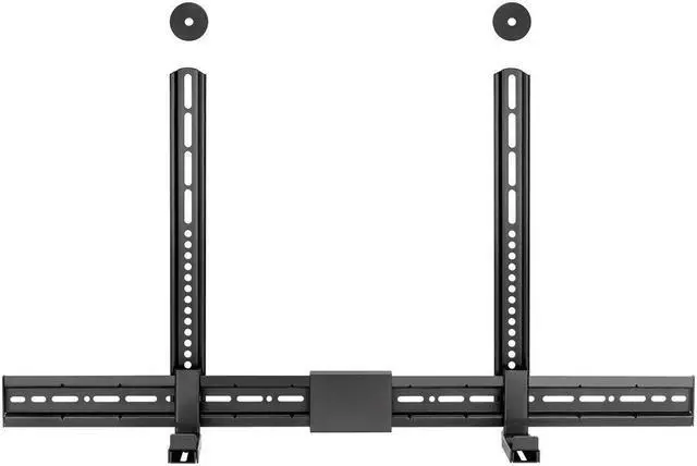Alt view image 2 of 6 - Monoprice Heavy Duty Universal Sound Bar Mount Bracket Above or Under TV, Extends 3.4"-6.1", Fits Most Soundbars Up to 33 Lbs, Anti-Skid Base, 3 Installation Options, Max VESA 800x400mm