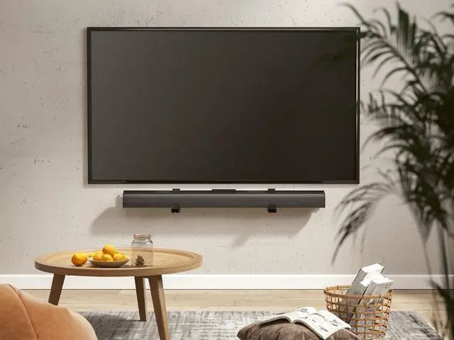 Alt view image 6 of 6 - Monoprice Heavy Duty Universal Sound Bar Mount Bracket Above or Under TV, Extends 3.4"-6.1", Fits Most Soundbars Up to 33 Lbs, Anti-Skid Base, 3 Installation Options, Max VESA 800x400mm