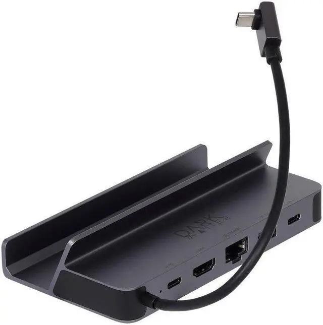Main image of Dark Matter by Monoprice 6-in-1 Steam Deck Dock USB-C Charging Station with HDMI 2.0 4K@60Hz, Gigabit Ethernet, USB-A 3.