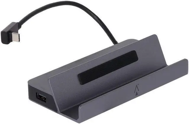 Alt view image 2 of 6 - Dark Matter by Monoprice 6-in-1 Steam Deck Dock USB-C Charging Station with HDMI 2.0 4K@60Hz, Gigabit Ethernet, USB-A 3.