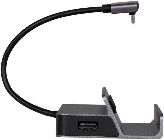 Alt view image 4 of 6 - Dark Matter by Monoprice 6-in-1 Steam Deck Dock USB-C Charging Station with HDMI 2.0 4K@60Hz, Gigabit Ethernet, USB-A 3.