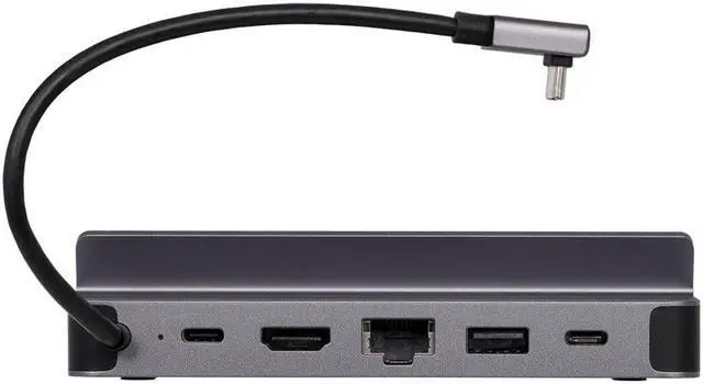 Alt view image 5 of 6 - Dark Matter by Monoprice 6-in-1 Steam Deck Dock USB-C Charging Station with HDMI 2.0 4K@60Hz, Gigabit Ethernet, USB-A 3.