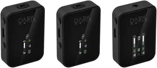 Alt view image 2 of 6 - Dark Matter by Monoprice 2.4GHz Digital Wireless Lavalier Streaming Microphone