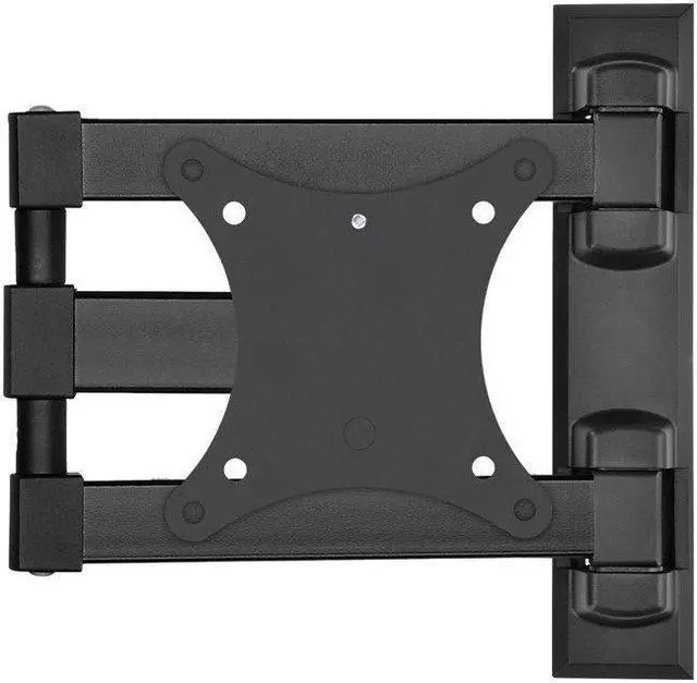 Alt view image 5 of 15 - Monoprice Compact Full Motion Single-Stud TV Wall Mount Bracket for 13" to 37" TVs up to 44lbs, Max VESA 100x100, Works with Concrete, Brick, and Wooden Studs