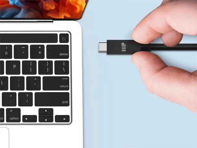 Alt view image 7 of 7 - Monoprice USB C 3.2 Gen2 Cable - 1 Meter (3.3 Feet) - Black | 10Gbps, 5A, Type C, Ultra Compact , Compatible with Apple iPad / Xbox One / PS5 / Switch / Android and More