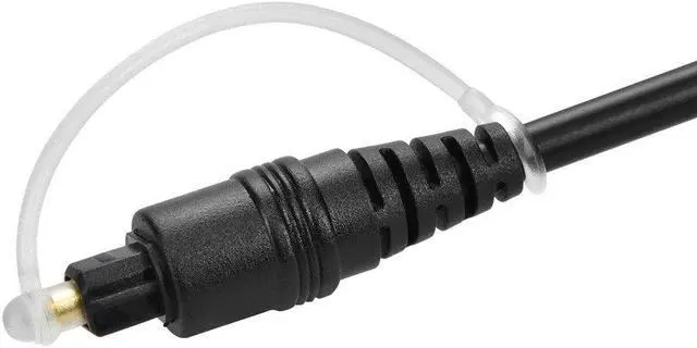 Alt view image 5 of 9 - Monoprice Digital Optical Audio Cable - 1.5 Feet - Black | S/PDIF (Toslink) 5.0-Meters Outside Diameter | Gold Plated Ferrule, Molded Strain Relief
