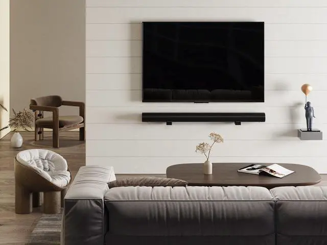 Alt view image 6 of 6 - Monoprice Universal Soundbar Wall Mount Brackets, Depth Adjustable, Fits Most Soundbars up to 33lbs, Easy to Install, SpaceOptimized