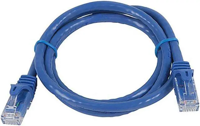 Alt view image 9 of 11 - Monoprice Cat6 Ethernet Patch Cable - 3 Feet - Blue | Network Internet Cord - RJ45, Stranded, 550Mhz, UTP, Pure Bare Copper Wire, 24AWG - Flexboot Series