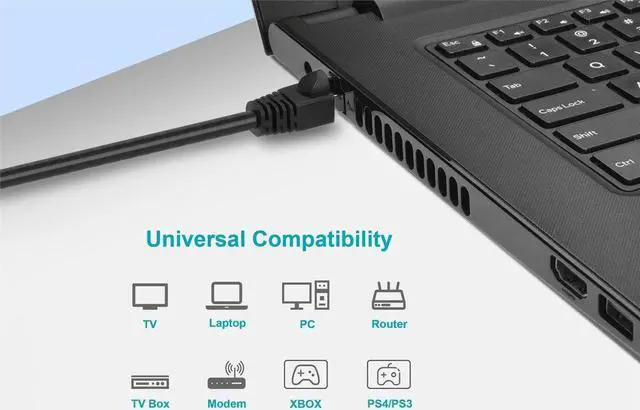 Alt view image 7 of 13 - Monoprice Cat6A Ethernet Patch Cable - 10 Feet - Black | Network Internet Cord - RJ45, 550Mhz, STP, Pure Bare Copper Wire, 10G, 26AWG