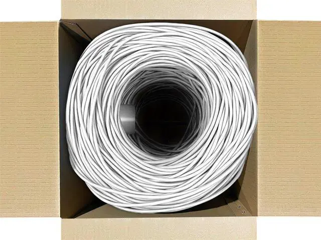Alt view image 11 of 12 - Monoprice Cat6 Ethernet Bulk Cable - 1000 Feet - White | Network Internet Cord - Stranded, 550Mhz, UTP, Pure Bare Copper Wire, 24AWG