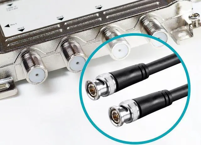 Alt view image 8 of 8 - Monoprice HD-SDI RG6 BNC Cable - 1.5 Feet - Black | For Use In HD-Serial Digital Video Transfer, Mobile Apps, HDTV Upgrades, Broadband Facilities - Viper Series