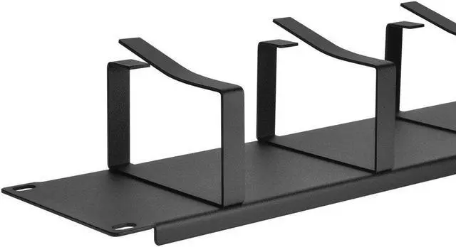 Alt view image 11 of 14 - Monoprice Premium Cable Management, Metal D-Ring, 3.5"(H)X19"(W), 2U