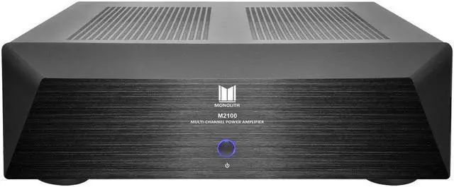 Alt view image 3 of 6 - Monoprice Monolith M2100X 2x90 Watts Per Channel Multi-Channel Home Theater Power Amplifier with RCA & XLR Inputs