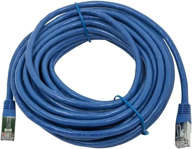 Alt view image 2 of 2 - Monoprice Entegrade Cat6A Ethernet Patch Cable V2 - 30 Feet - Blue | RJ45, Stranded, 550MHz, STP, Pure Bare Copper Wire, 10G, 26AWG - ZEROboot Series