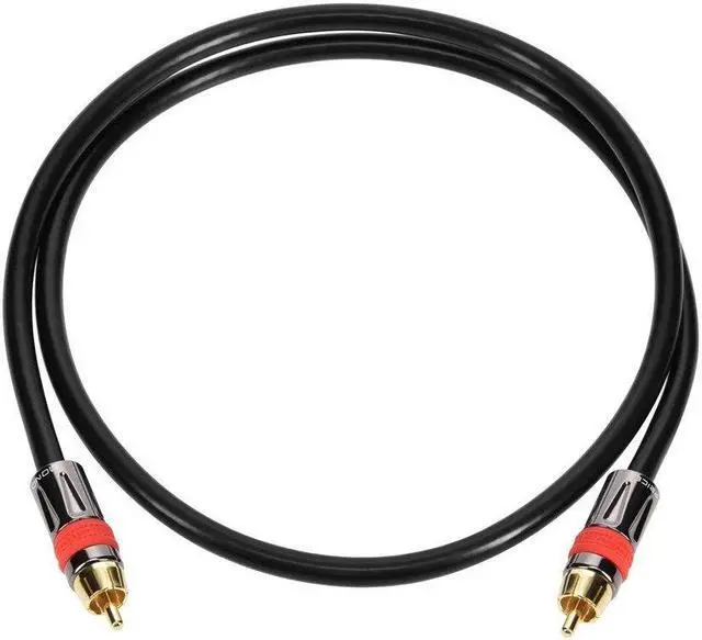 Alt view image 6 of 9 - Monoprice 6ft High-quality Coaxial Audio/Video RCA CL2 Rated Cable - RG6/U 75ohm (for S/PDIF, Digital Coax, Subwoofer &