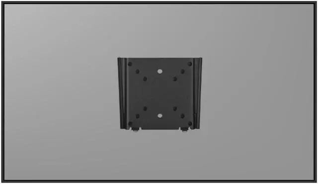 Alt view image 13 of 13 - Monoprice Titan Series Fixed Mini Wall Mount For Small 13" - 27" Inch TVs Displays, Max 66 LBS. 75x75 to 100x100, Silver, RoHS Compliant