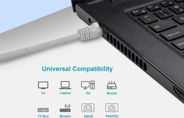 Alt view image 9 of 9 - Monoprice Cat5e Ethernet Patch Cable - Network Internet Cord - RJ45, Stranded, 350Mhz, UTP, Pure Bare Copper Wire, 24AWG, 3ft, Gray