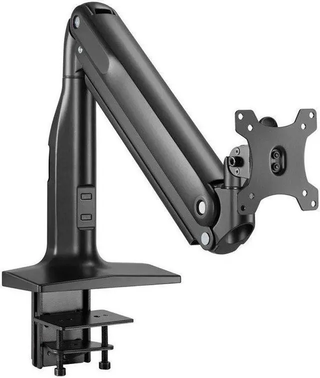 Alt view image 7 of 12 - Monoprice Heavy-Duty Single-Monitor Full-Motion Adjustable Gas-Spring Desk Mount for 32-49 Inch Monitors - Workstream Collection