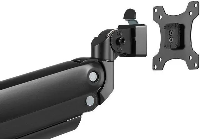 Alt view image 9 of 12 - Monoprice Heavy-Duty Single-Monitor Full-Motion Adjustable Gas-Spring Desk Mount for 32-49 Inch Monitors - Workstream Collection
