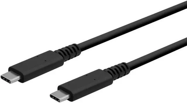 Main image of Monoprice USB4 Type-C Gen 3x2 40Gbps 100W PD, Black, 1m (3.28ft) Compatible with all Thunderbolt 3, USB 3.0 and 2.0, and USB Type C Devices