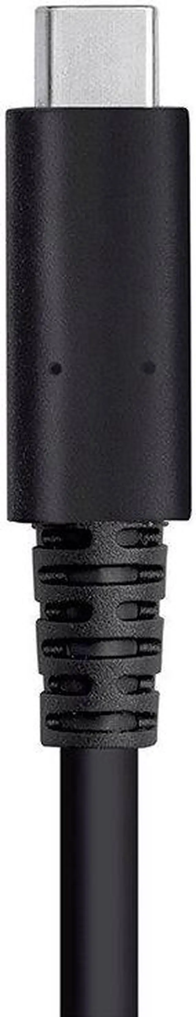 Alt view image 3 of 5 - Monoprice USB4 Type-C Gen 3x2 40Gbps 100W PD, Black, 1m (3.28ft) Compatible with all Thunderbolt 3, USB 3.0 and 2.0, and USB Type C Devices