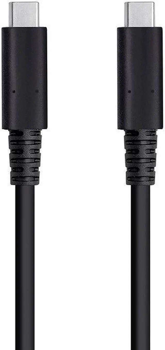 Alt view image 2 of 5 - Monoprice USB4 Type-C Gen 3x2 40Gbps 100W PD, Black, 1m (3.28ft) Compatible with all Thunderbolt 3, USB 3.0 and 2.0, and USB Type C Devices