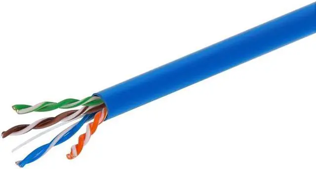 Alt view image 13 of 17 - Monoprice Cat5e Ethernet Bulk Cable - 1000 Feet - Blue | Network Internet Cord - Solid, 350Mhz, CMR, Riser Rated, Pure Bare Copper Wire, 24AWG, No Logo