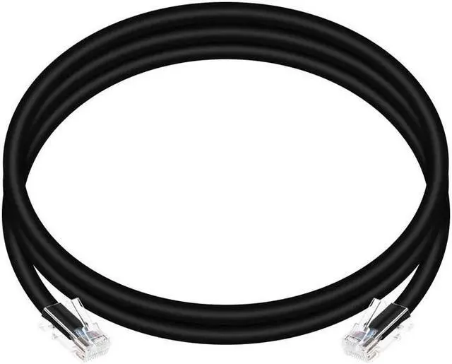 Alt view image 6 of 8 - Monoprice Cat6 Ethernet Patch Cable - 3 Feet - Black, RJ45, Stranded, 550Mhz, UTP, Pure Bare Copper Wire, 24AWG - Zeroboot Series