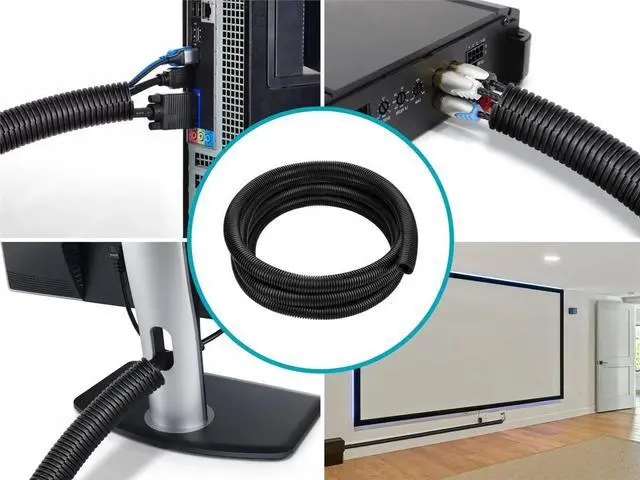 Alt view image 14 of 14 - Monoprice Wire Flexible Tubing - 1 Inch x 10 Feet Ideal For home or Office Electrical Equipment