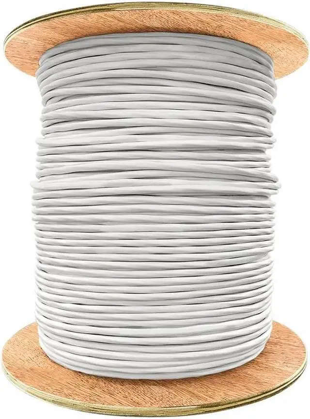 Alt view image 4 of 6 - Monoprice Speaker Wire, Burial Rated, 2-Conductor, 16AWG, 1000ft, Gray