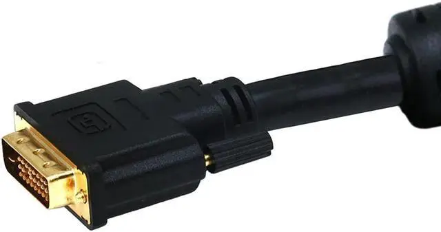 Alt view image 6 of 9 - Monoprice 15ft 28AWG CL2 Dual Link DVI-D Cable - Black