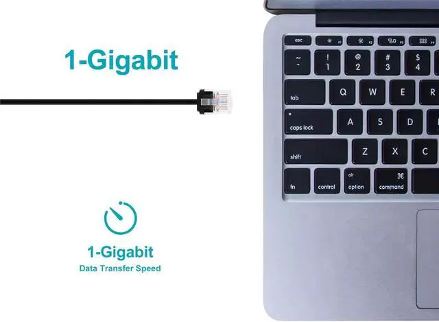 Alt view image 5 of 6 - Monoprice Cat6 Ethernet Patch Cable - 3 Feet - Black | Stranded, 550MHz, UTP, Pure Bare Copper Wire, 32AWG  - Micro SlimRun Series