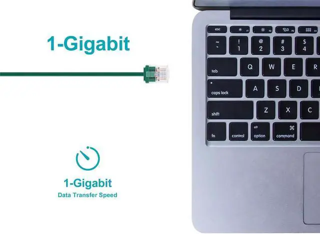 Alt view image 7 of 8 - Monoprice Cat6 Ethernet Patch Cable - 1 Feet - Green | Stranded, 550MHz, UTP, Pure Bare Copper Wire, 32AWG  - Micro SlimRun Series