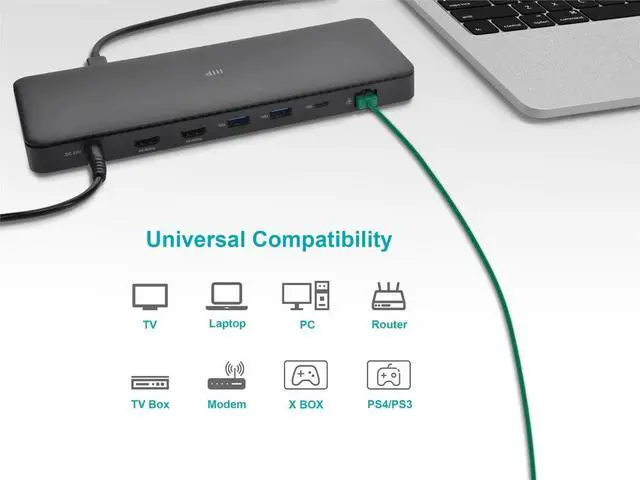 Alt view image 8 of 8 - Monoprice Cat6 Ethernet Patch Cable - 1 Feet - Green | Stranded, 550MHz, UTP, Pure Bare Copper Wire, 32AWG  - Micro SlimRun Series