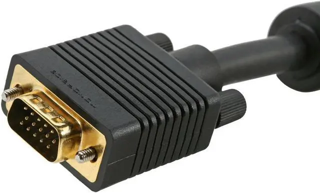 Alt view image 5 of 8 - Monoprice SVGA Super VGA M/M Monitor Cable - 3 Feet With ferrites | Gold Plated