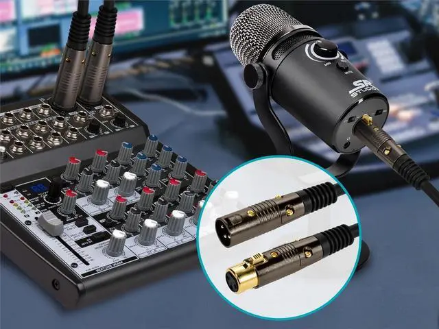 Alt view image 11 of 13 - Monoprice 3ft Premier XLR Audio Cable 4750