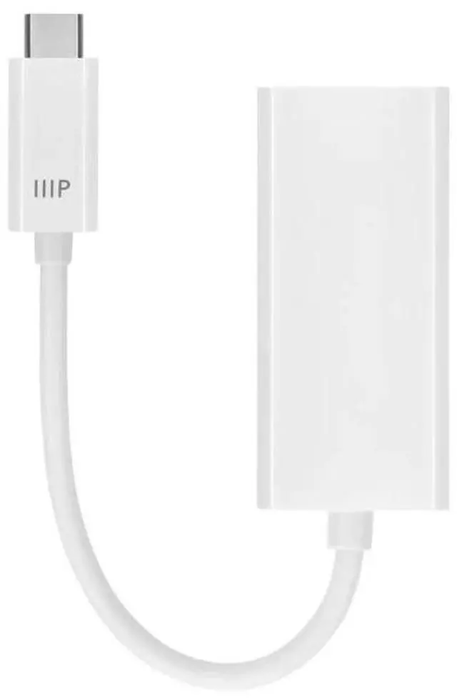 Alt view image 3 of 6 - Monoprice Select Series USB-C to Gigabit Ethernet Adapter