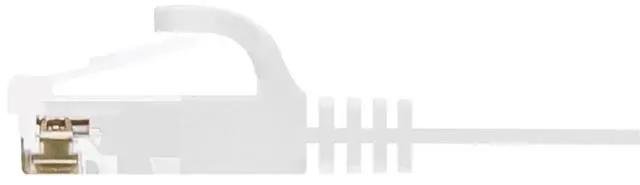 Alt view image 2 of 6 - Monoprice Cat6 Ethernet Patch Cable - 0.5 Feet - White | Snagless RJ45, Flat, 550MHz, UTP, Pure Bare Copper Wire, 30AWG, For Network Internet Modem Router Xbox PS3 Cord - Flexboot Series